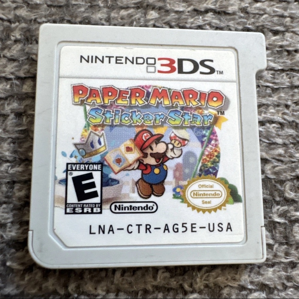 Paper Mario Sticker Star Nintendo 3DS Tested Working Cartridge Only